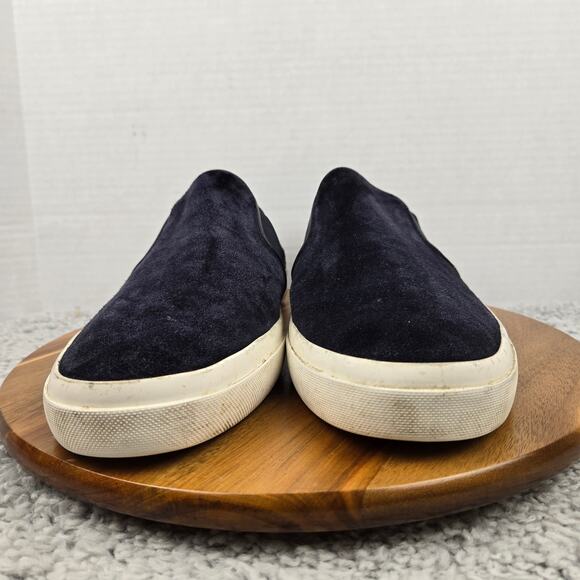 Vince Mens 12M Fenton Black Suede Leather Daily Slip On Casual Daily Sneaker main image 6